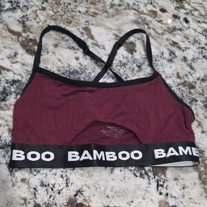 BAMBOO Women's Dark Red Bandeau